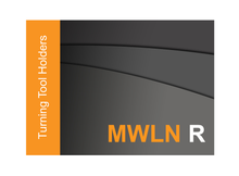  MWLNR 24-5E Tool Holder -5 DEGREE End Cutting Edge Angle for Negative 80 DEGREE Trigon WNM_Inserts