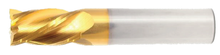  5/64" End Mill Single End Square. Flute Length 1/4" - OAL 1-1/2" - 2 Flutes TiN Coated