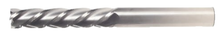  3/8" End Mill Single End Square. Extra Long Length. Flute Length 3" OAL 6" - 2 Flutes Uncoated
