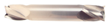  7/32" End Mill Double End Square. Stub Length. Flute Length 3/8" OAL 2-1/2" - 2 Flutes Uncoated