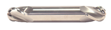  1/4" End Mill Double End Ball. Stub Length. Flute Length 1/2" OAL 2-1/2" - 4 Flutes Uncoated