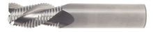  5/8" End Mill Single End Square. Roughing 45 Degree High Helix. Shank OD 5/8" Flute Length 1-1/4" OAL 3-1/2" - 3 Flutes - Uncoated