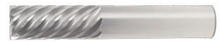 3/16" End Mill Single End Square. Tough Mill. Flute Lenght 9/16" OAL 2" - 5 Flutes Uncoated