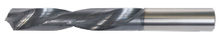  Solid Carbide Drill Jobber Length. Cutter Diameter 5/64". Flute Length 7/8". OAL 1-3/4". 2 Flutes - 118 Degree Point - AlTiN