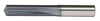 Solid Carbide Straight Flute Drill. Cutter Diameter 27/64". Flute Length 2". OAL 3-3/8" - 2 Flutes - 140 Degree Split Point - AlTiN Coated