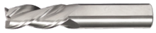  1/2" Spoon Cutter - Center Cut. Single End with 38 Degree Helix. Shank OD 1/2" - LOC 5/8" - OAL 3" - Corner Radius 0.015" - 3 Flutes for Aluminum & non-ferrous machining. Uncoated