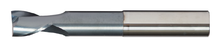  1" End Mill Single End Square. Long Reach. Shank OD 1" LOC 1-1/4" OAL 7" - 2 Flutes AlTiN Coated
