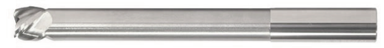 1/4" End Mill Single End Square. Extra Long Reach. Shank OD 1/4" LOC 3/4" OAL 6" - 2 Flutes Uncoated