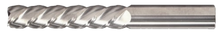  1" End Mill Single End Square. Extra-Extra Long Lengths. Shank OD 1" Flute Length 7" OAL 10" - 4 Flutes - AlTiN Coated