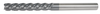 1/8" End Mill Variable Single End; Extra Long; Flute Length 1" OAL 3" - 4 Flutes AlTiN - Hot Mill