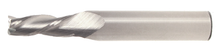  1/4" End Mill Single End Square. Tapered Mill. Shank OD 3/8" - LOC 3/4" OAL 2-1/2" - 3 Flutes TiN Coated